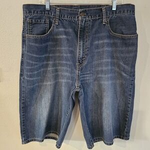 Levi's 569 Mens‎ Denim Jorts Size W38 Loose Fit Casual Classic Jean Shorts